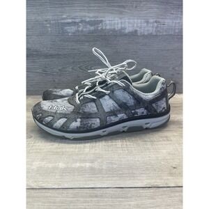 HUK Attack Performance Fishing Shoes Camo Gray Mens Size 10 Outdoors Hiking Camp
